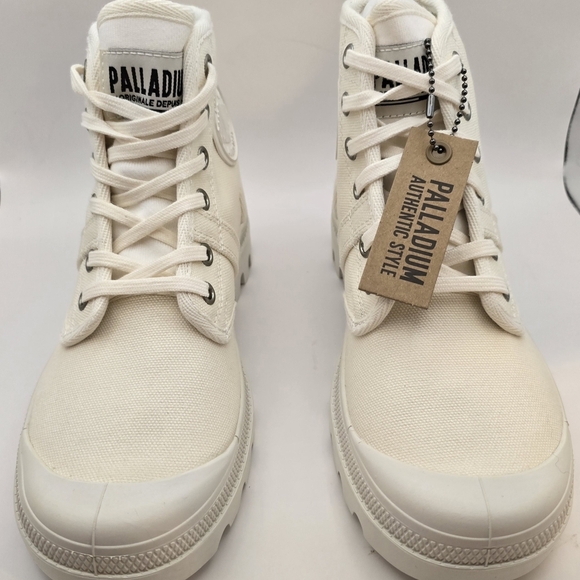 Palladium Pallabrouse Womens Boots Star White 90069-116-M US W 5.5 NWOB. - Picture 4 of 10
